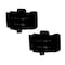 Recon 17-C F250/F350/F450 SD SIDE MIRROR LENSES(2 PC SET)W/WHITE LED RLS/AMB 264245WHBKX - alternate 1
